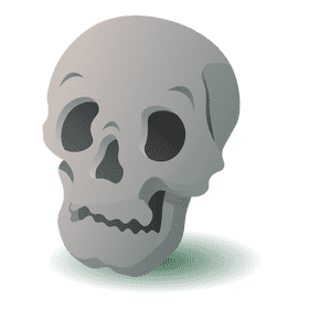 Skull bewilderment clipart