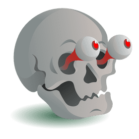 Skull eyes clipart