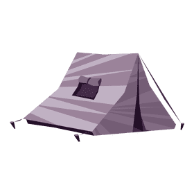 Caravan tent clipart