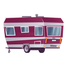 Caravan trailer clipart
