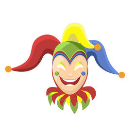 Jester mask clipart