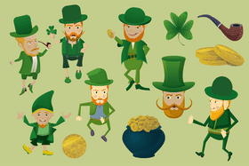 Leprechaun vector