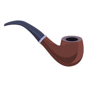 Smoking pipe clipart