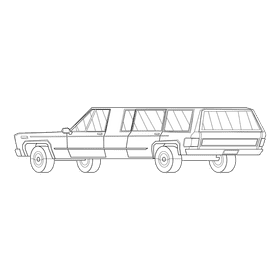 Limousine black and white clipart