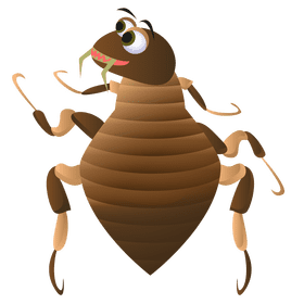 Flea smiling clipart