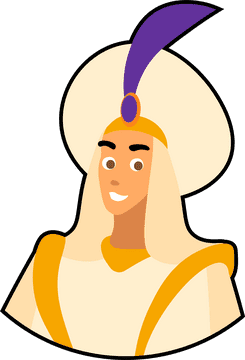 Aladdin cartoon character clipart