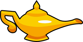 Aladdin lamp clipart