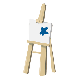 Artist Easel clipart