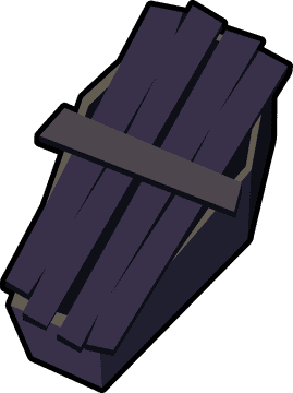 Vampire coffin clipart