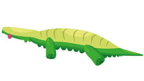 Alligator chill clipart