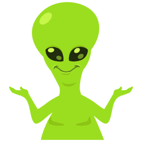 Green Alien clipart