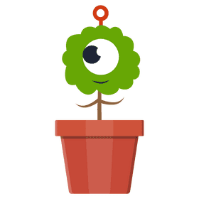 Alien plant clipart