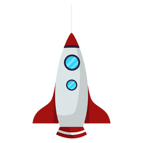 Rocket ship clipart