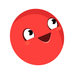 Cute alien ball clipart