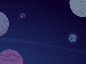 Galaxy planets vector