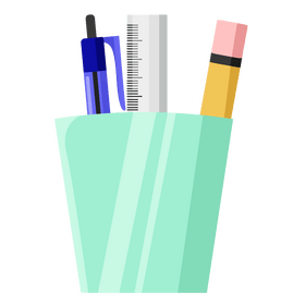 Pen holder clipart