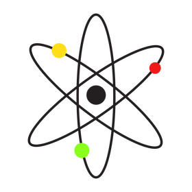 Atom science clipart
