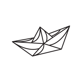 Origami butterfly drawing black and white clipart free download