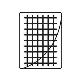 Cutting mat drawing black and white clipart