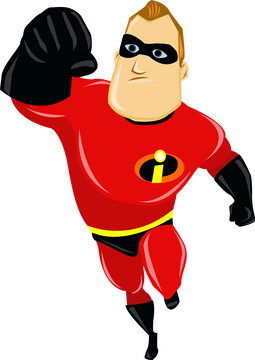 Mr incredible clipart