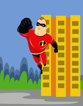 Mr incredible vector