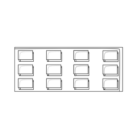 Painting palette holder drawing black and white clipart