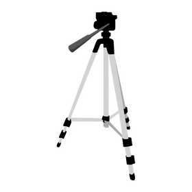 Camera tripod clipart