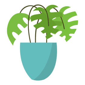 Pot plant clipart