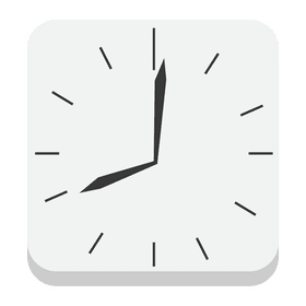 Simple clock clipart