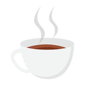 Hot coffee cup clipart