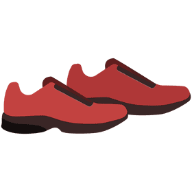 Workout shoes clipart