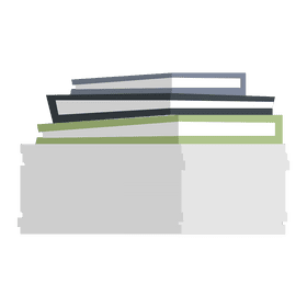 Books and paperworks clipart