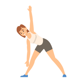 Woman fitness clipart