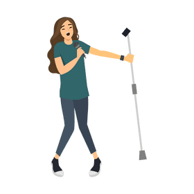 Woman singer clipart