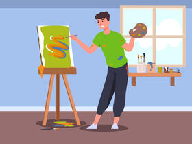 Painter vector