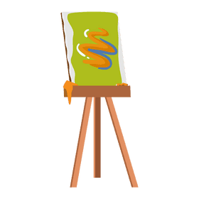 Painting board clipart