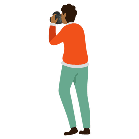 Man photographer clipart