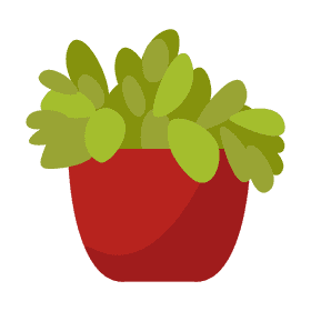 Pot plant clipart