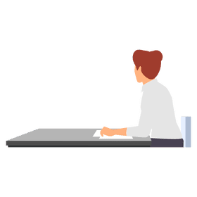 Business woman office clipart