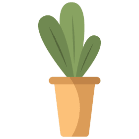 Pot plant clipart