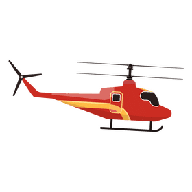 Firefighter helicopter clipart