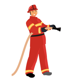 Firefighter clipart