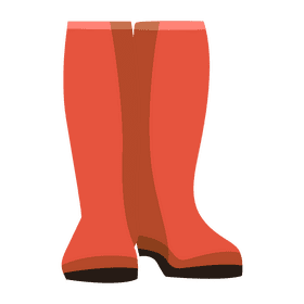 Gardener boots clipart