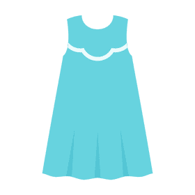 Green dress clipart