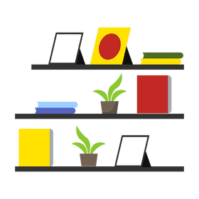 Wall desks clipart