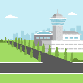 Airport clipart