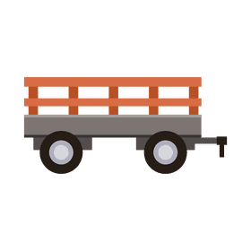 Harvest cart clipart