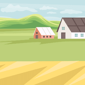 Countryside vector