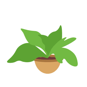 Hanging plant clipart