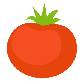 Light tomato clipart